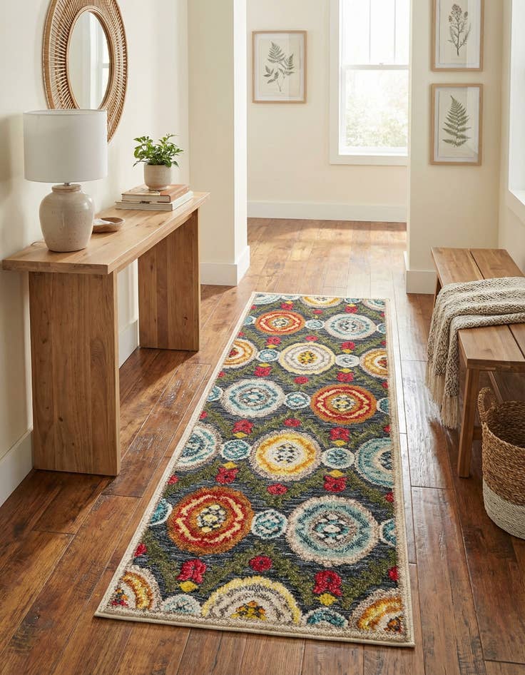 Detail image of 2' x 5'  Washable Casablanca Indoor / Outdoor Runner Rug