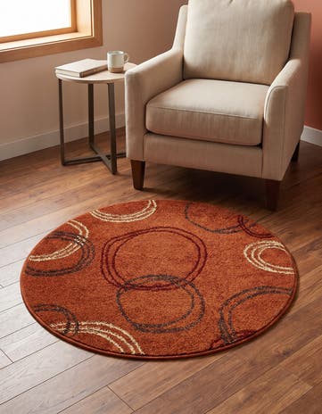 3' 3 x 3' 3 Equinox Round Rug
