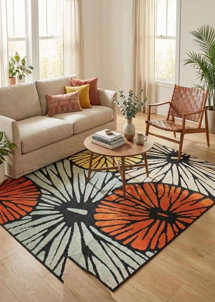5' x 7' Easy-Clean Casablanca Indoor / Outdoor Rug
