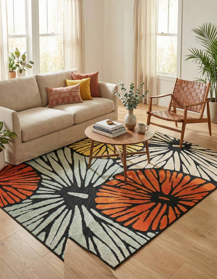 Detail image of  5' x 7'  Washable Casablanca Indoor / Outdoor Rug