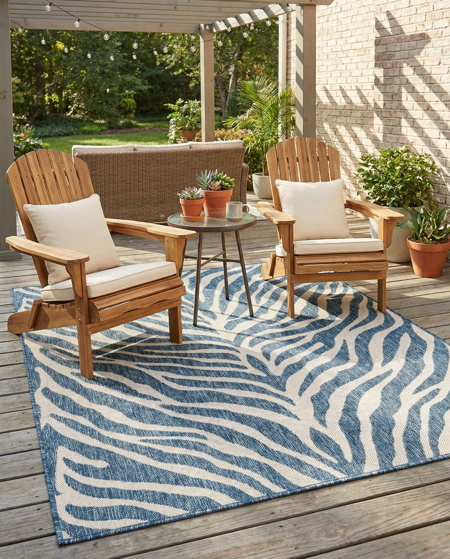 4' x 6' Easy-Clean Safari Indoor / Outdoor Rug