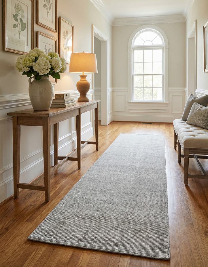 3' 3 x 16' 5 Hand Woven Jill Zarin English Mano...