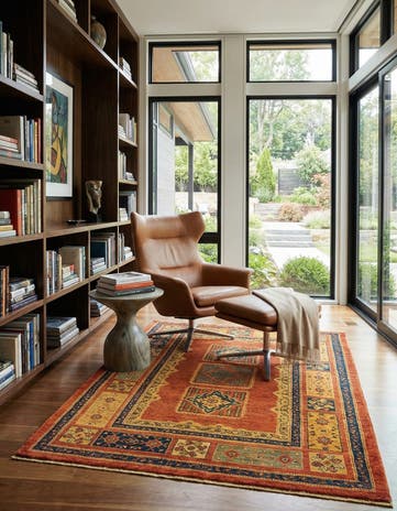 3' 8 x 4' 10 Kashkuli Wool Rug