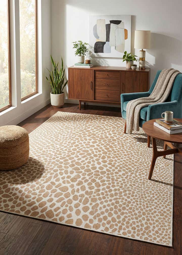 6' x 9' Easy-Clean Jill Zarin Cape Town Indoor / Outdoor Rug