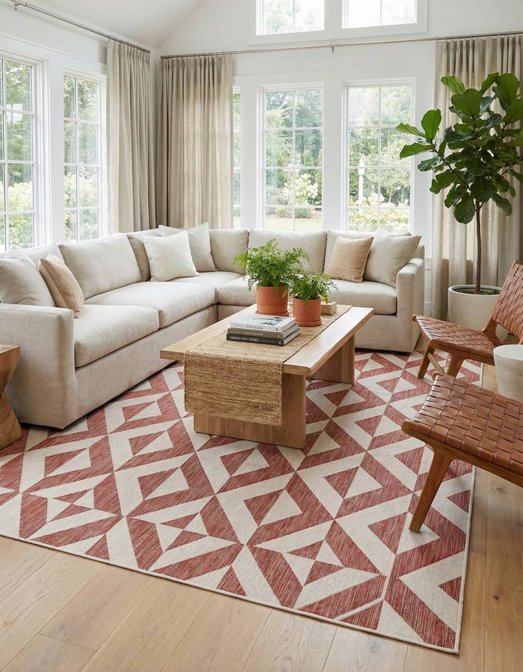 Detail image of 9' x 12' Easy-Clean Jill Zarin Napa Indoor / Outdoor Rug