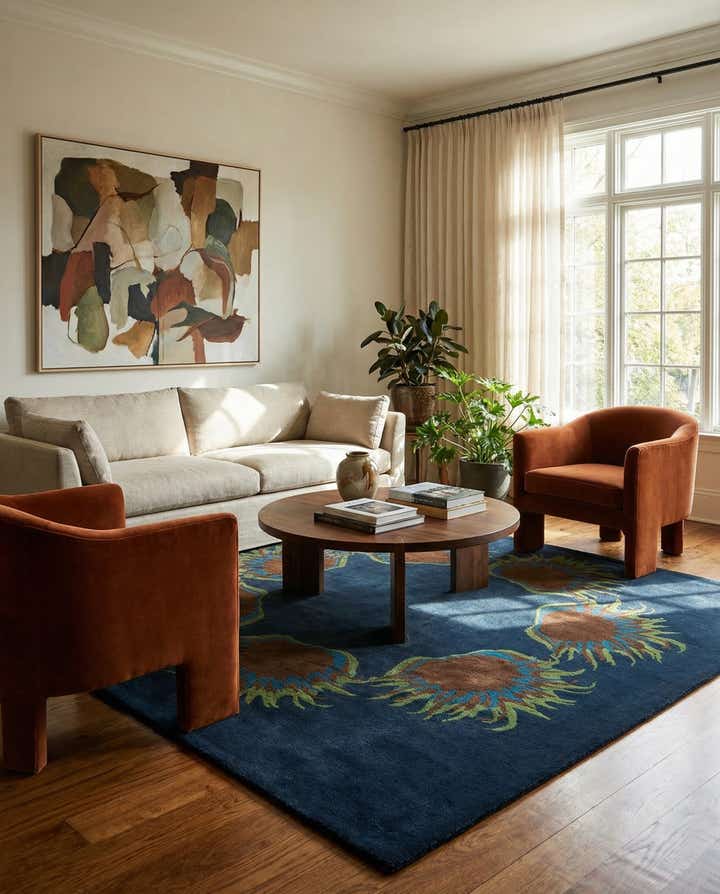 7' 6 x 7' 7 Luna Square Rug