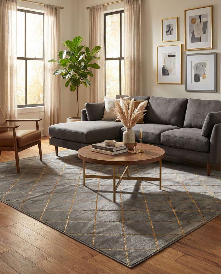 10' x 10' Vogue Geo Square Rug