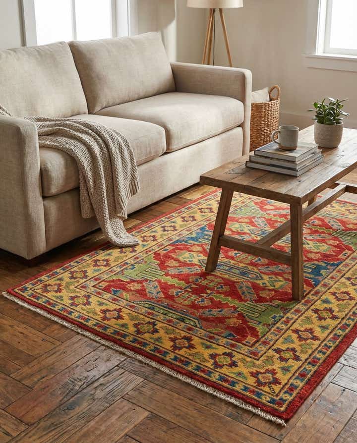 2' 8 x 3' 11 Hand Knotted Kazak Rug