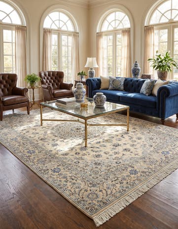 6' 8 x 9' 9 Nain Wool Rug