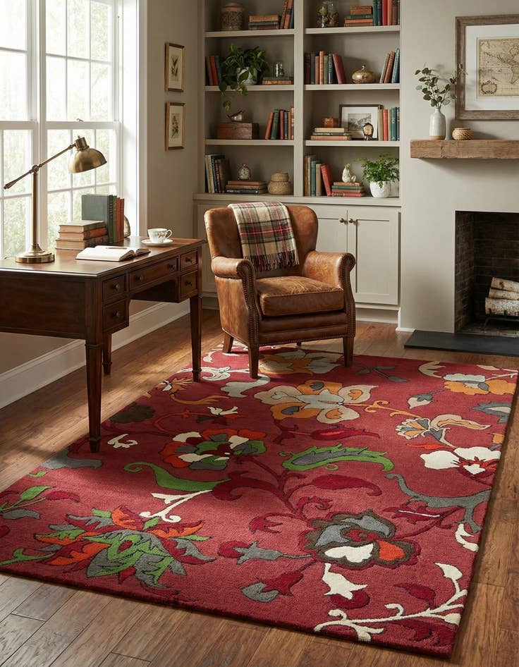 Detail image of  6' x 9' Agra Rug