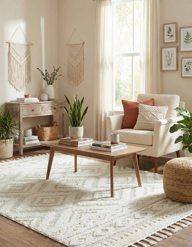 Detail image of  4' x 6' Boho Rug