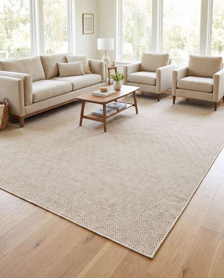 9' x 12' Easy-Clean Trellis Indoor / Outdoor Rug
