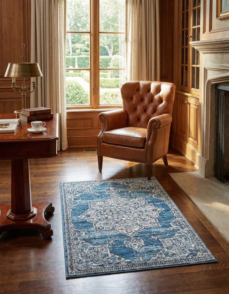 Detail image of 1' 4 x 1' 4 Nyla Sample Rug