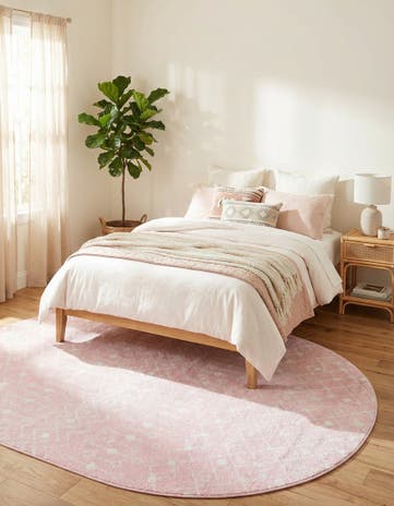 7' 10 x 10' Moroccan Trellis Oval Rug