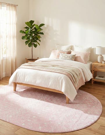 7' 10 x 10' Moroccan Trellis Oval Rug