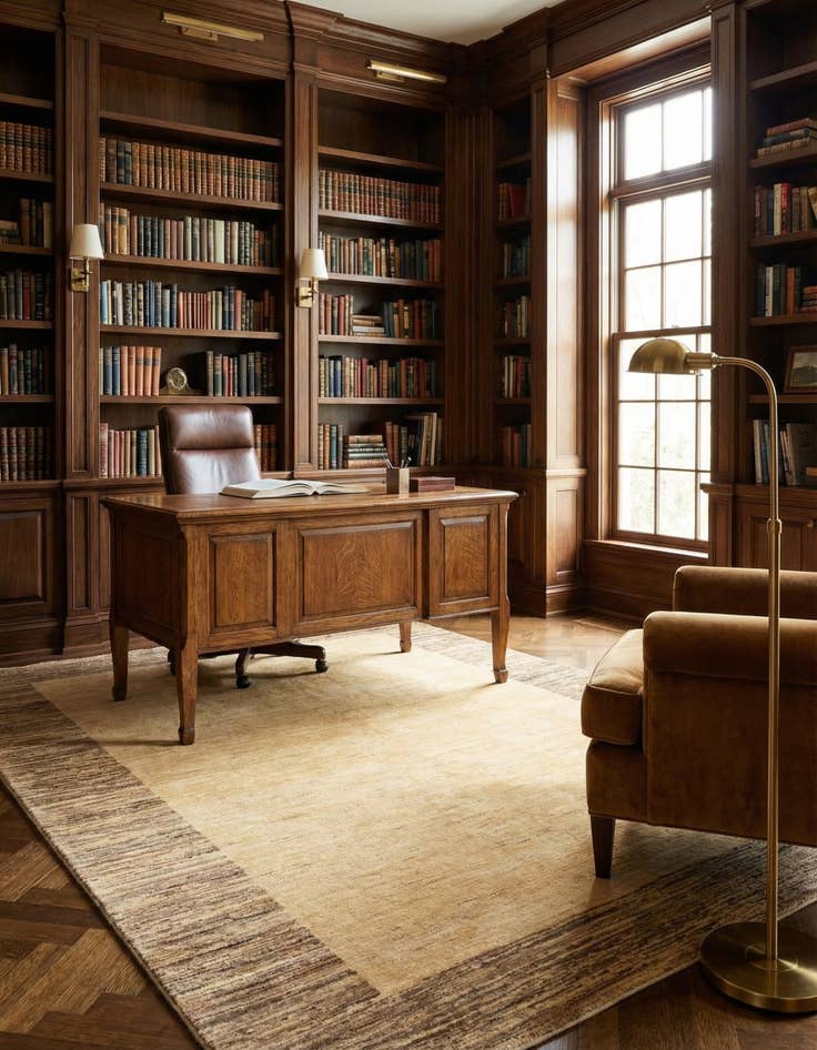 Detail image of 5' 7 x 7' 11 Juma Wool Rug