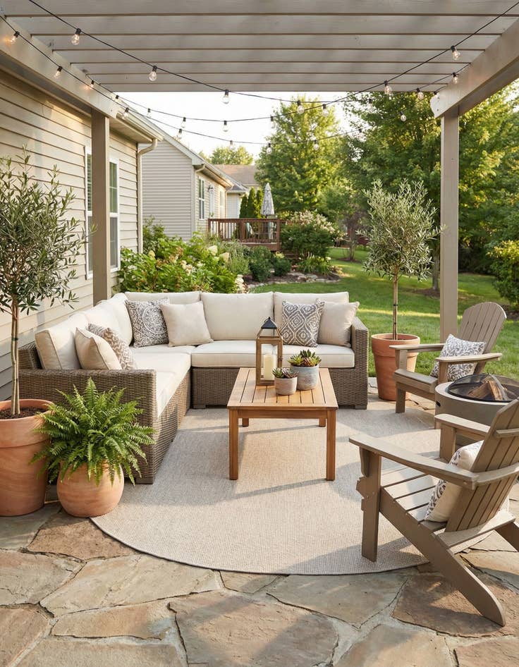 Detail image of 7' 10 x 10'  Washable Solid Indoor / Outdoor Oval Rug