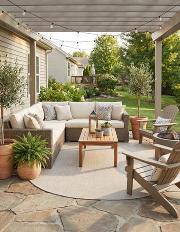 7' 10 x 10' Easy-Clean Solid Indoor / Outdoor Oval Rug