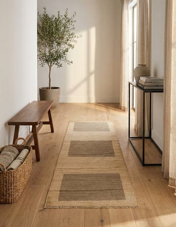2' 8 x 9' 9 Hand Knotted Modern Ziegler Runner Rug