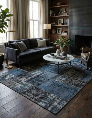 5' 8 x 8' 5 Hand Knotted Ultra Vintage Persian Wool Rug