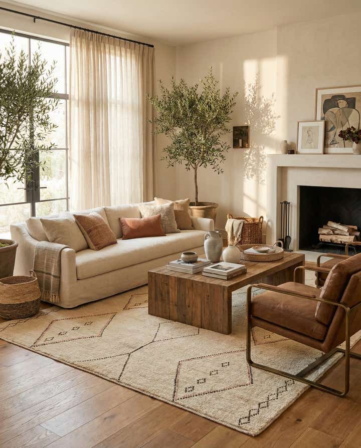 7' 10 x 10' 5 Hand Knotted Moroccan Wool Rug