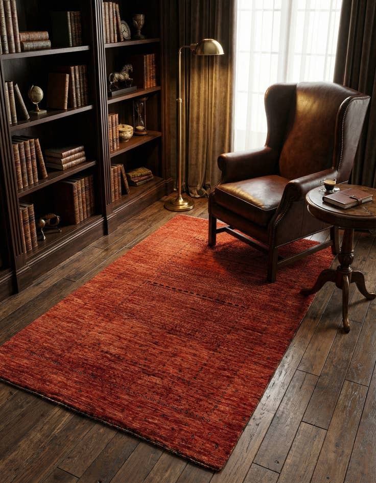 Detail image of 2' 7 x 4' 2  Hand Knotted Kashkuli Rug