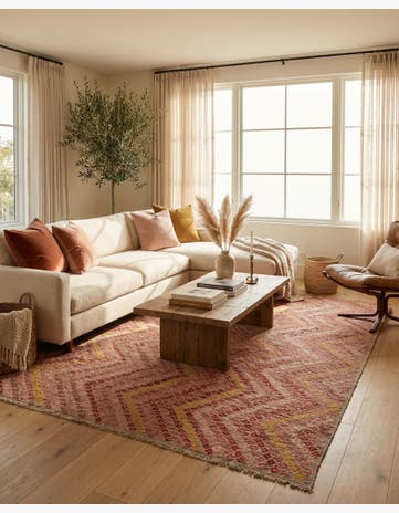 8' 7 x 11' 5 Hand Woven Kilim Modern Wool Rug