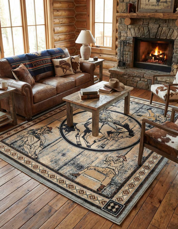 Detail image of  7' 10 x 10' Pioneer Rug