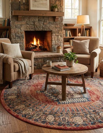 7' 10 x 7' 10 Eden Round Rug