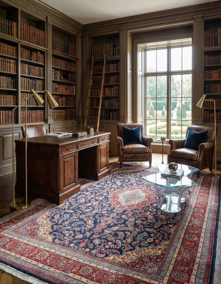 Detail image of 10' 1 x 13' 8 Djosan Wool Rug