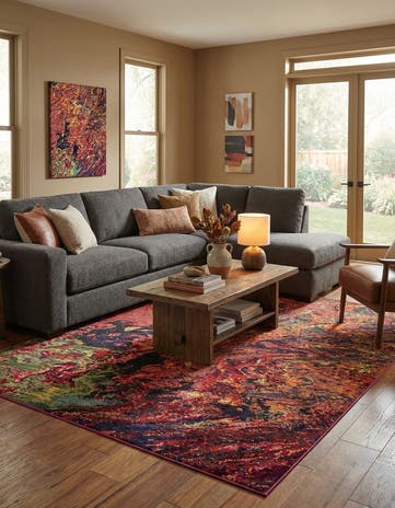 9' x 12' Washable Haerfest Rug