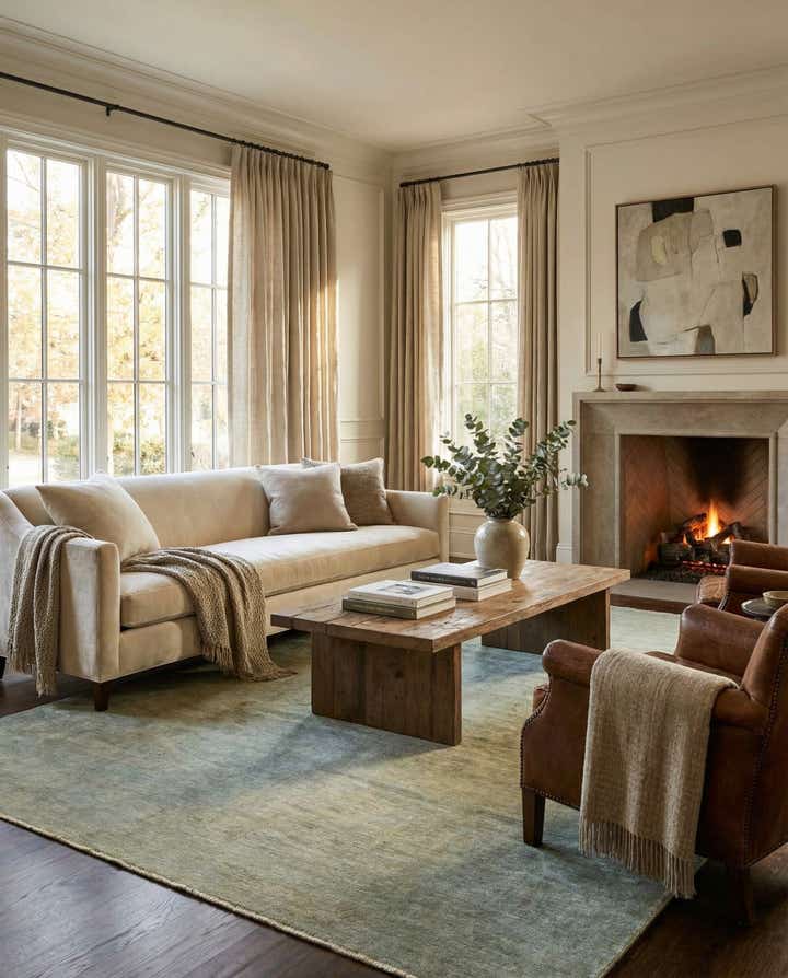 9' 4 x 11' 8 Hand Knotted Over-Dyed Ziegler Rug