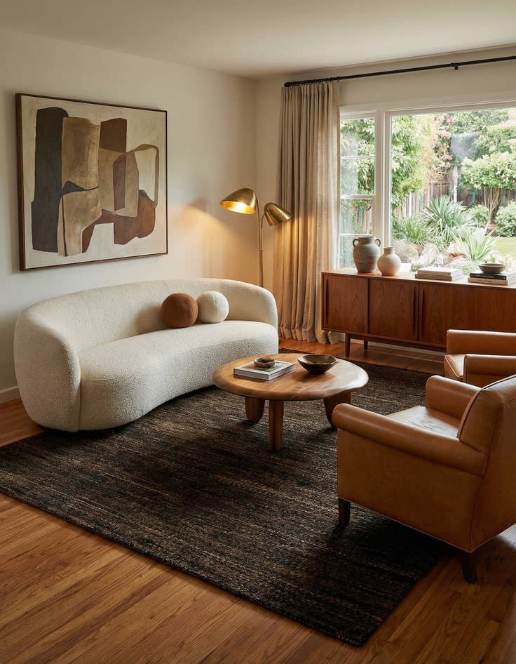 Detail image of 8' 2 x 9' Juma Wool Rug