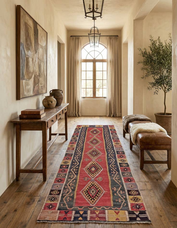 Detail image of 3' 2 x 10' 6 Malatya Runner Rug