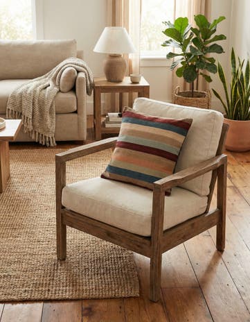 3' 2 x 3' 3 Hand Woven Pillow Wool Square Rug