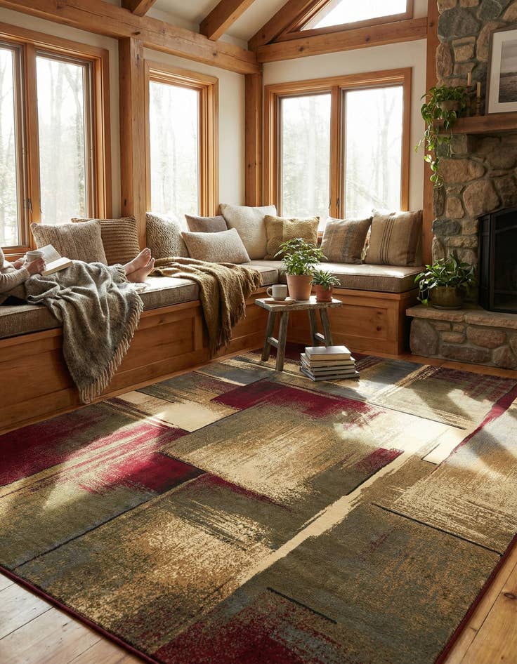 Detail image of 10' x 13' 1 Coffee Shop Rug