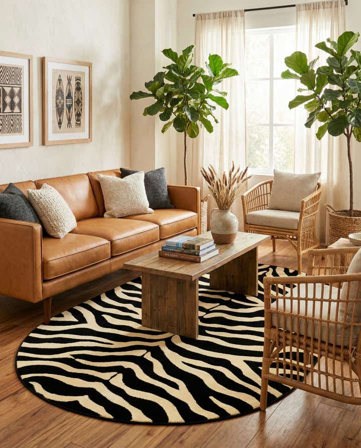 5' 3 x 8' Savannah Oval Rug