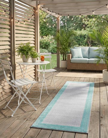 2' x 8' Easy-Clean Aruba Indoor / Outdoor Runner Rug