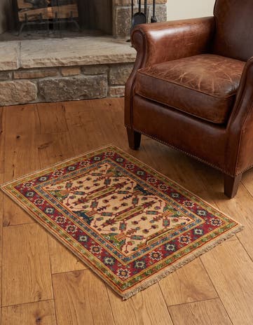 2' 2 x 3' Hand Knotted Kazak Rug