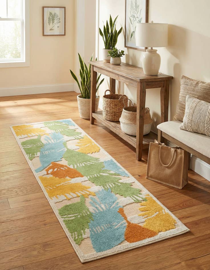 Detail image of  2' x 6'  Washable Aruba Indoor / Outdoor Runner Rug