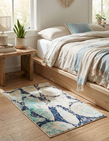 Blue Ariel Rug