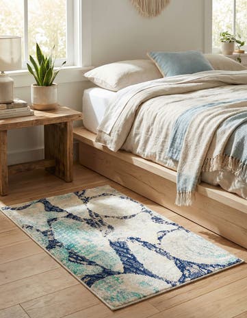 Blue Ariel Rug