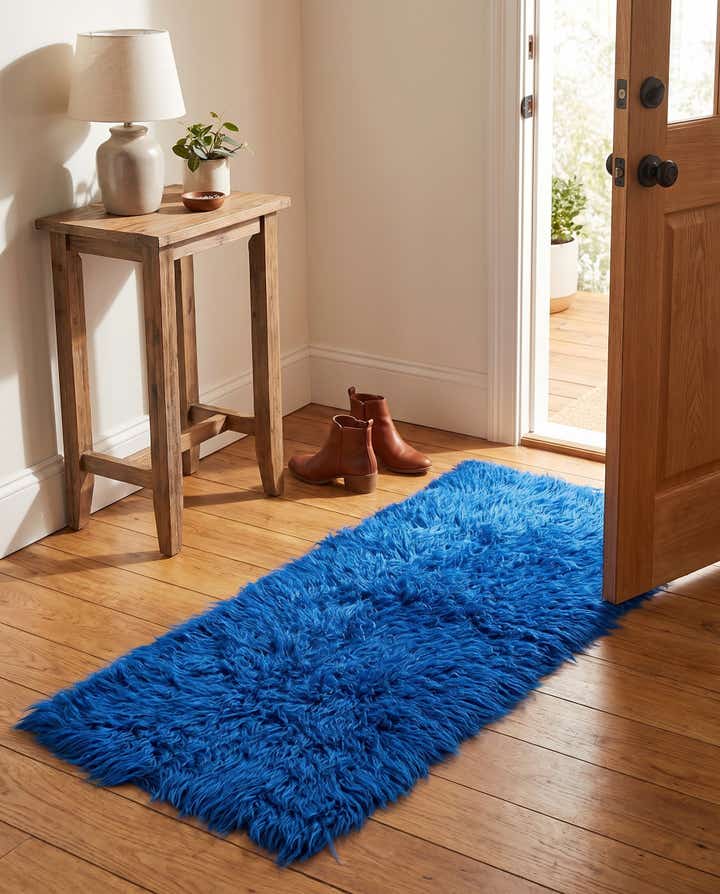 2' x 4' 5 Hand Knotted Moroccan Wool Runner Rug