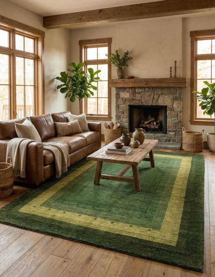 Detail image of 5' 6 x 7' 10 Gabbeh Rug