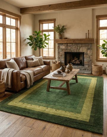 5' 6 x 7' 10 Gabbeh Rug