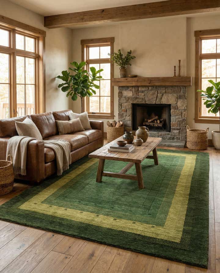 5' 6 x 7' 10 Gabbeh Rug