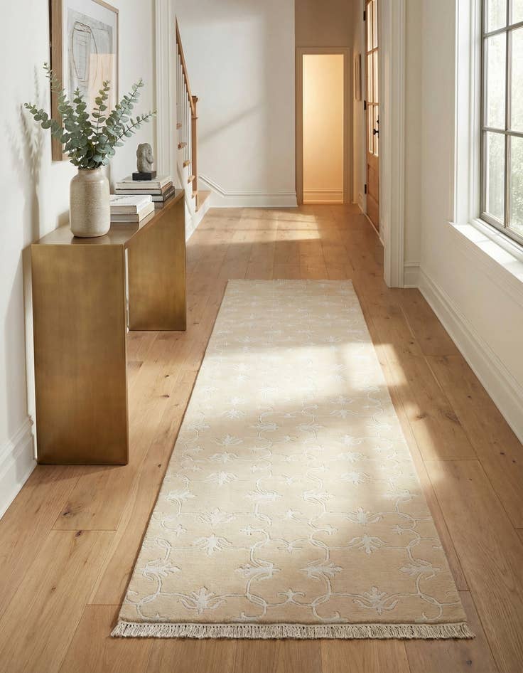 Detail image of 2' 8 x 13'  Hand Knotted Darya Wool Runner Rug