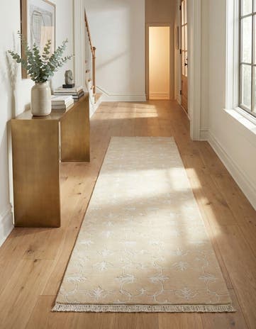2' 8 x 13' Hand Knotted Darya Wool Runner Rug