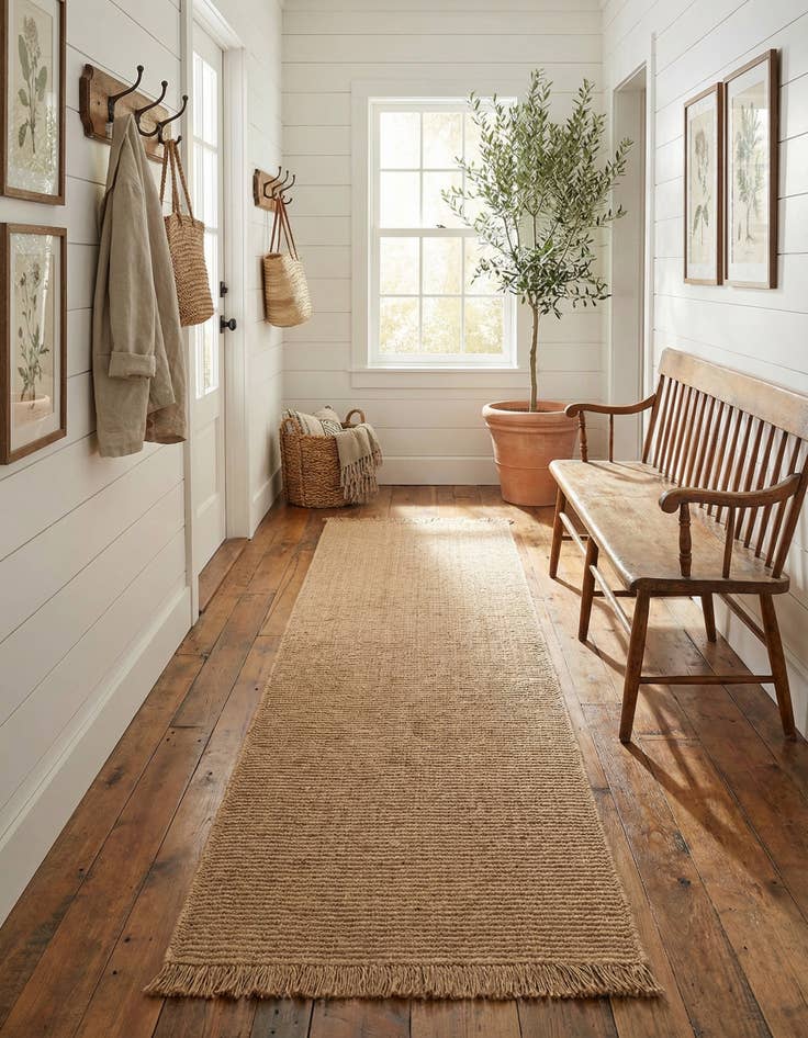 Detail image of 2' 7 x 10' Cottage Farm Runner Rug