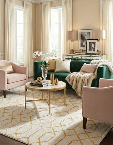 7' x 10' Marilyn Monroe&trade; Glam Trellis Rug